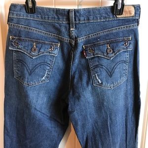 Levi Denim Jeans Style 515 Size 8M Boot Cut